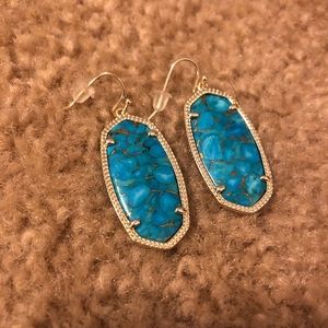 Kendra Scott Elle Gold Drop Earrings